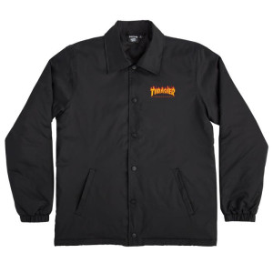 Thrasher X Santa Cruz Flame Dot Coach Jacket