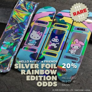 Blingbag girl skateboard X hello kitty