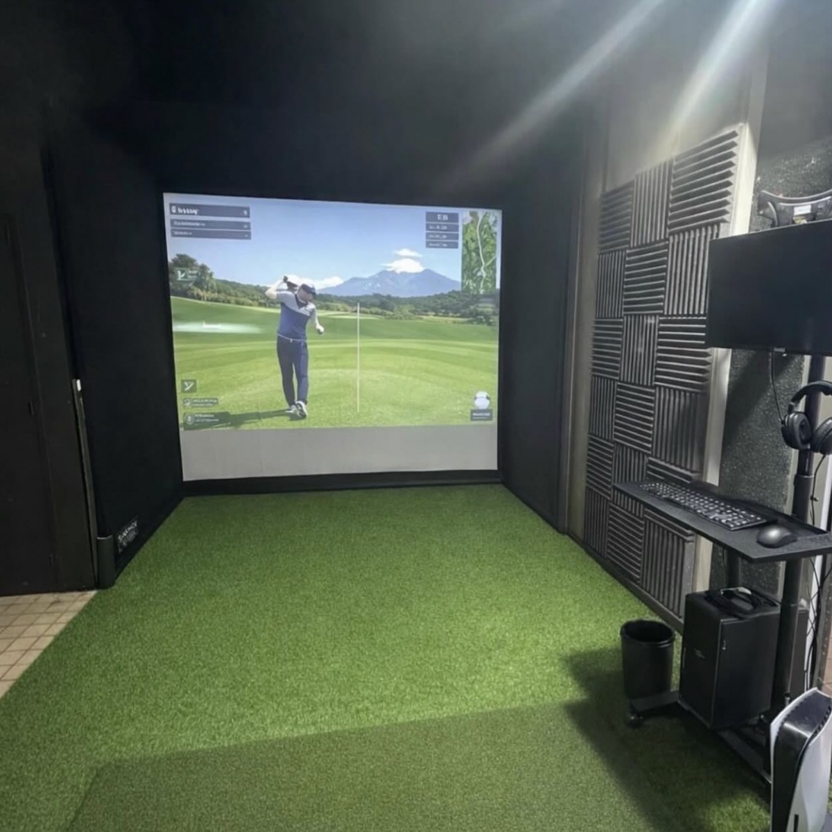 simulateur de golf foresight