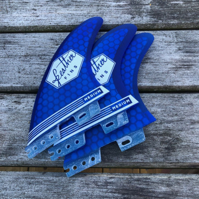 Dérive feather fins ULTRALIGHT BLUE CLICK TAB ( fcs2)