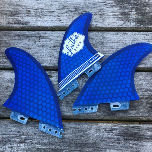 Dérive feather fins ULTRALIGHT BLUE CLICK TAB ( fcs2)